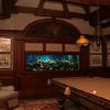 A 220 saltwater reef set inside a billiards room. 